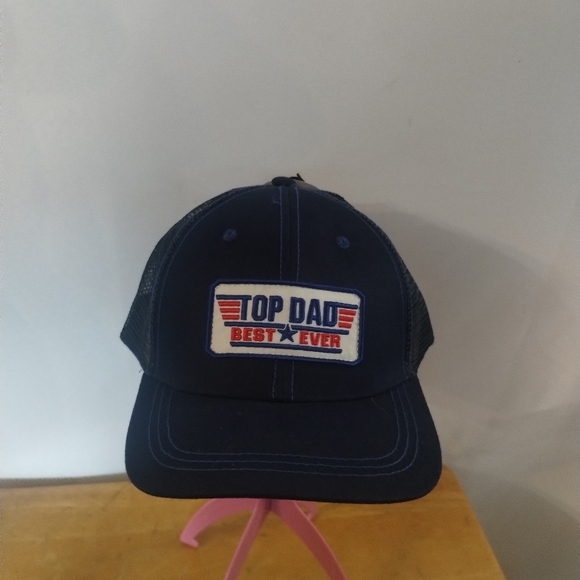 Other - NEW Top Dad “Best Ever” Trucker Hat – Adjustable Mesh Back – Father’s Day Gift